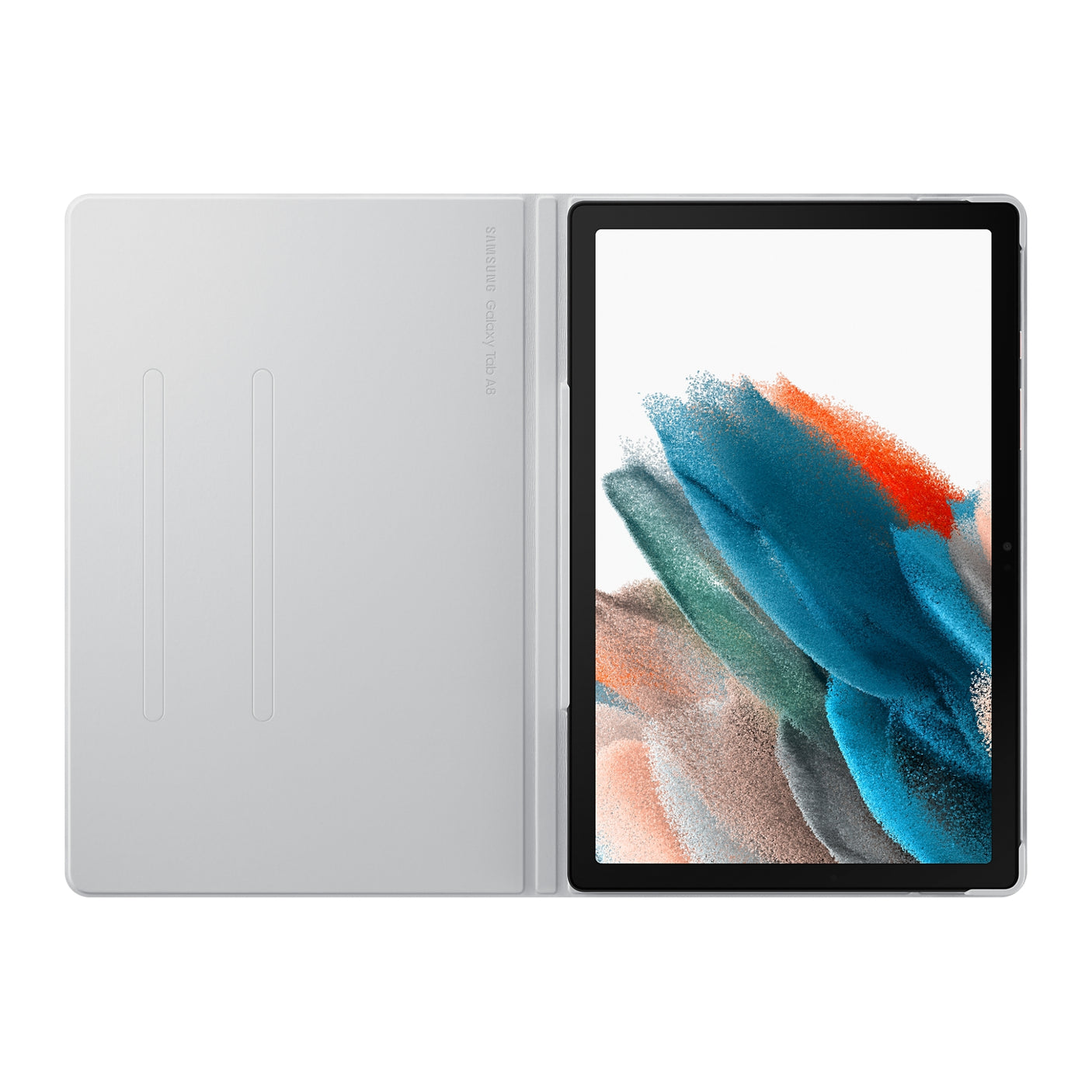 SAMSUNG Galaxy Tab A8 Book Cover Silver
