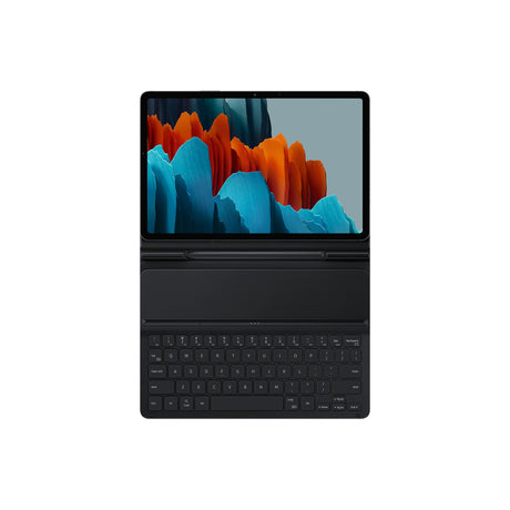 SAMSUNG Galaxy Tab S8 | S7 Book Cover Keyboard Slim Black