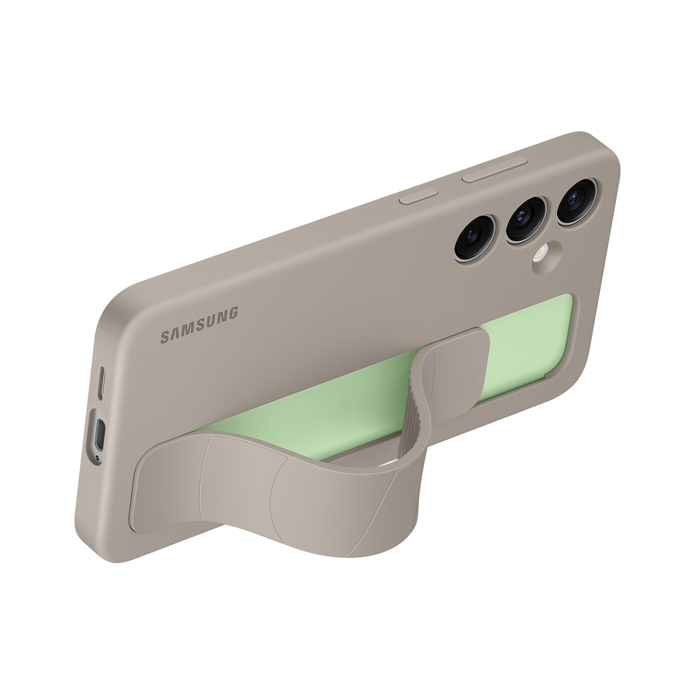 SAMSUNG Galaxy S24+ Custodia Standing Grip Taupe