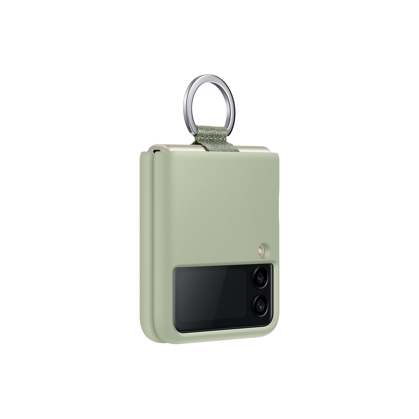 SAMSUNG Galaxy Z Flip3 5G Silicone Cover with Ring Olive