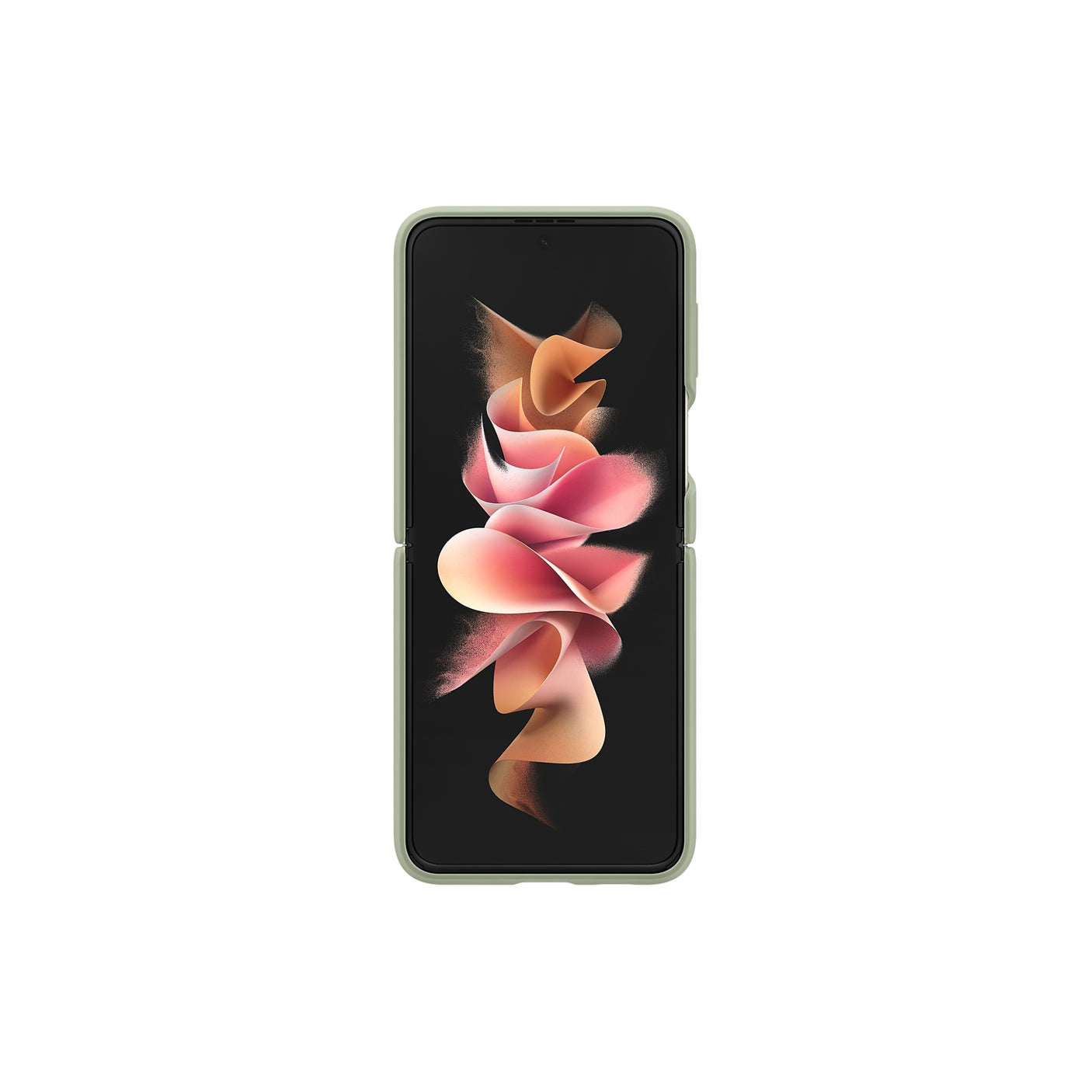 SAMSUNG Galaxy Z Flip3 5G Silicone Cover with Ring Olive