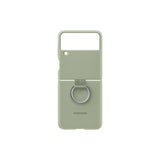 SAMSUNG Galaxy Z Flip3 5G Silicone Cover with Ring Olive