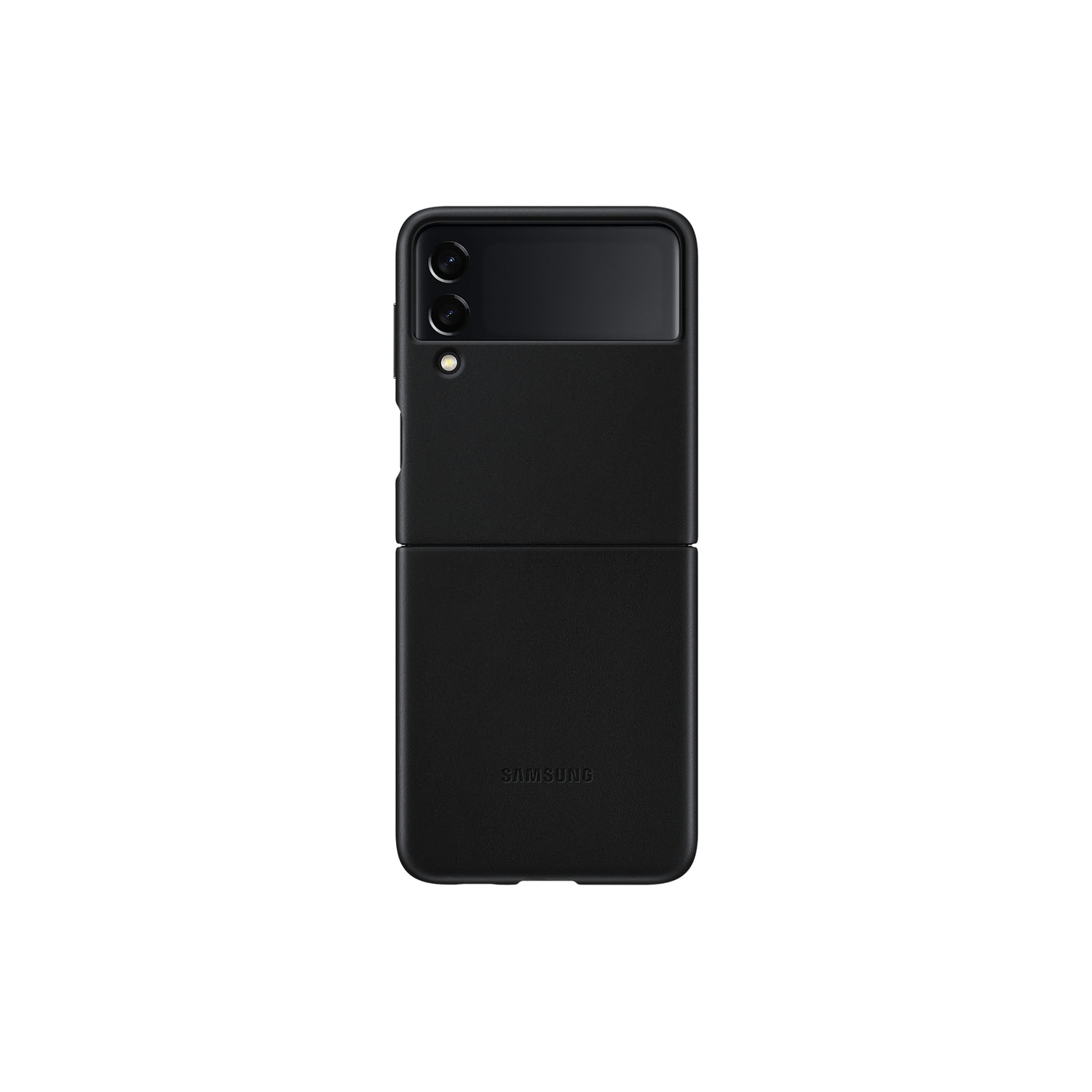 SAMSUNG Galaxy Z Flip3 5G Leather Cover Black