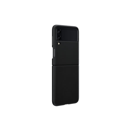 SAMSUNG Galaxy Z Flip3 5G Leather Cover Black