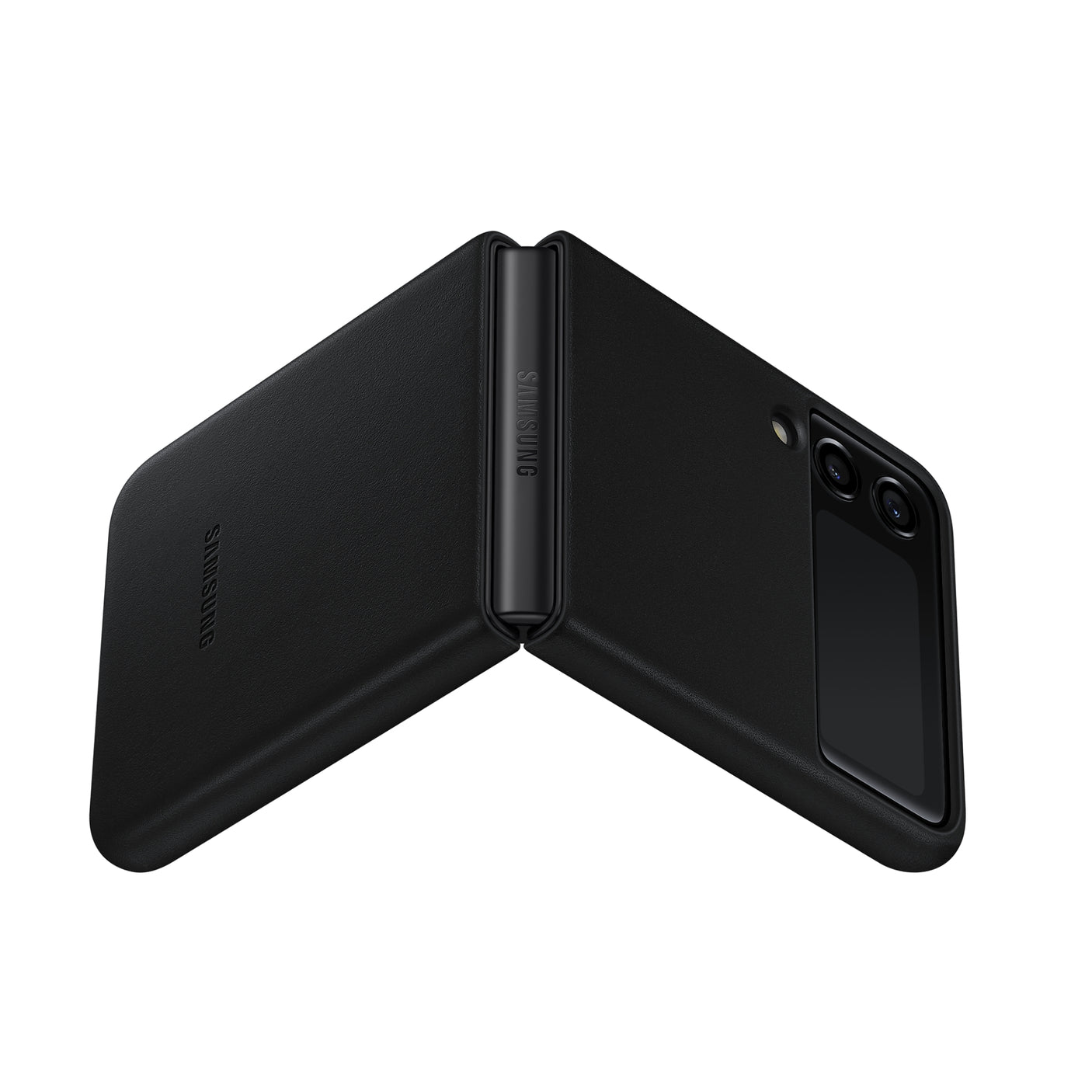SAMSUNG Galaxy Z Flip3 5G Leather Cover Black