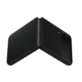 SAMSUNG Galaxy Z Flip3 5G Leather Cover Black