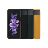 SAMSUNG Galaxy Z Flip3 5G Leather Cover Black