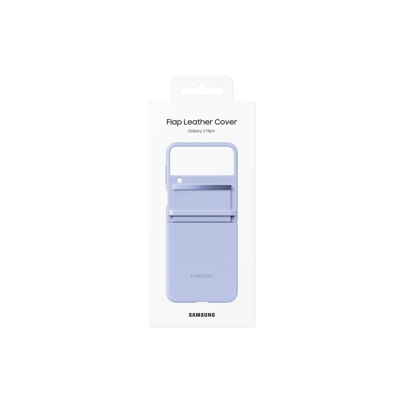 SAMSUNG Galaxy Z Flip4 Flap Leather Cover Serenepurple