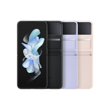 SAMSUNG Galaxy Z Flip4 Flap Leather Cover Peach