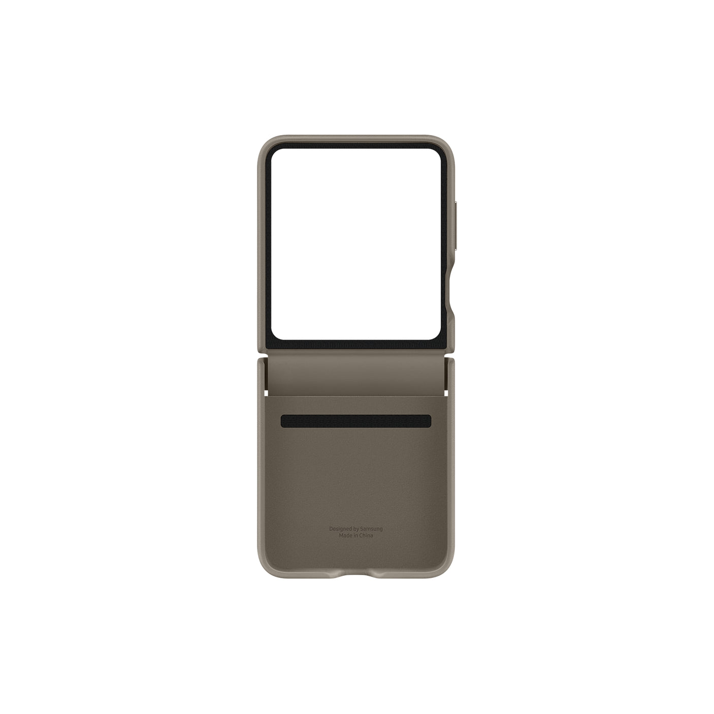 SAMSUNG Galaxy Z Flip5 Flap Eco-Leather Case Etoupe