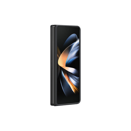 SAMSUNG Galaxy Z Fold4 Leather Cover Black
