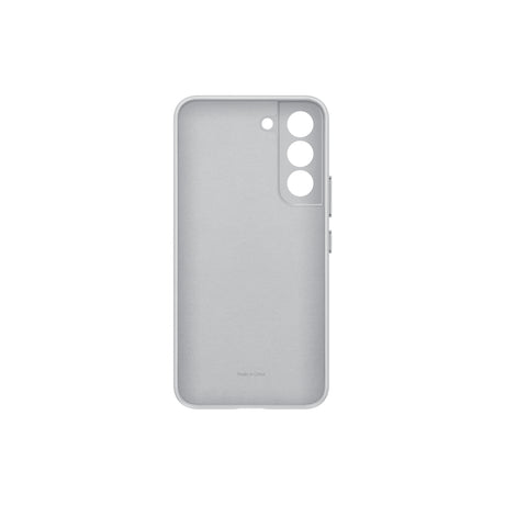 SAMSUNG Galaxy S22 Leather Cover Light gray