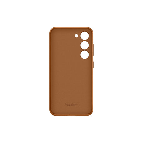 SAMSUNG Galaxy S23 Leather Case Camel