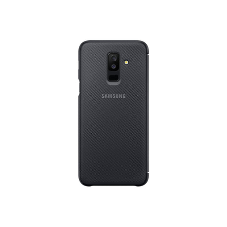 SAMSUNG Galaxy A6+ Wallet Cover Black