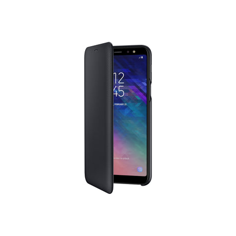 SAMSUNG Galaxy A6+ Wallet Cover Black