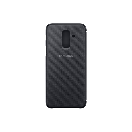 SAMSUNG Galaxy A6+ Wallet Cover Black
