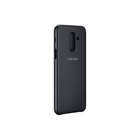 SAMSUNG Galaxy A6+ Wallet Cover Black
