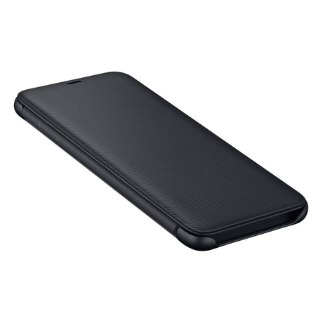 SAMSUNG Galaxy A6+ Wallet Cover Black