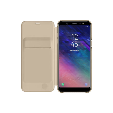SAMSUNG Galaxy A6+ Wallet Cover Gold