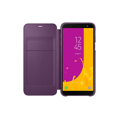 SAMSUNG Galaxy J6 Wallet Cover Purple
