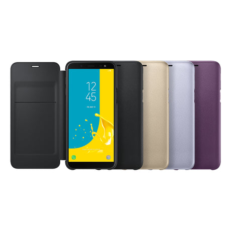 SAMSUNG Galaxy J6 Wallet Cover Purple