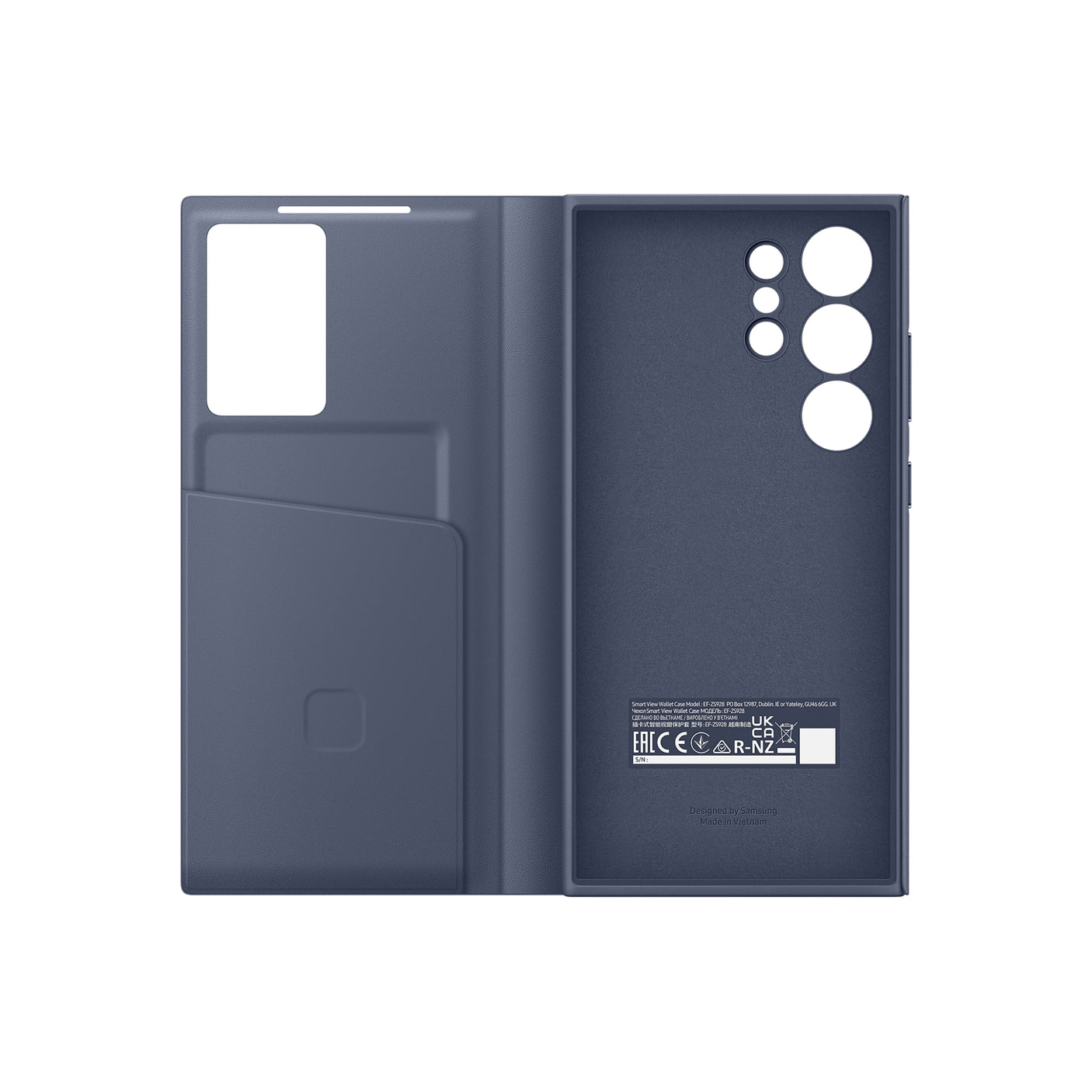 SAMSUNG Galaxy S24 Ultra Smart View Wallet Case Violet