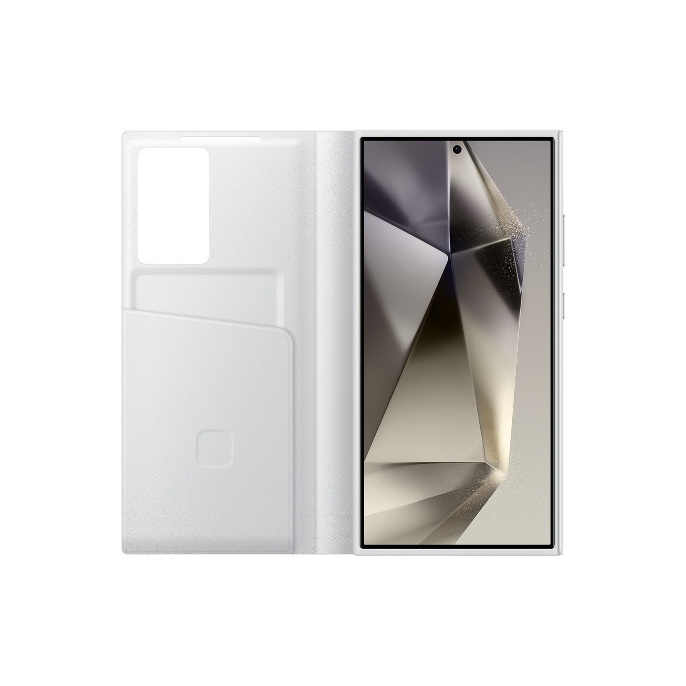 SAMSUNG Galaxy S24 Ultra Smart View Wallet Case White