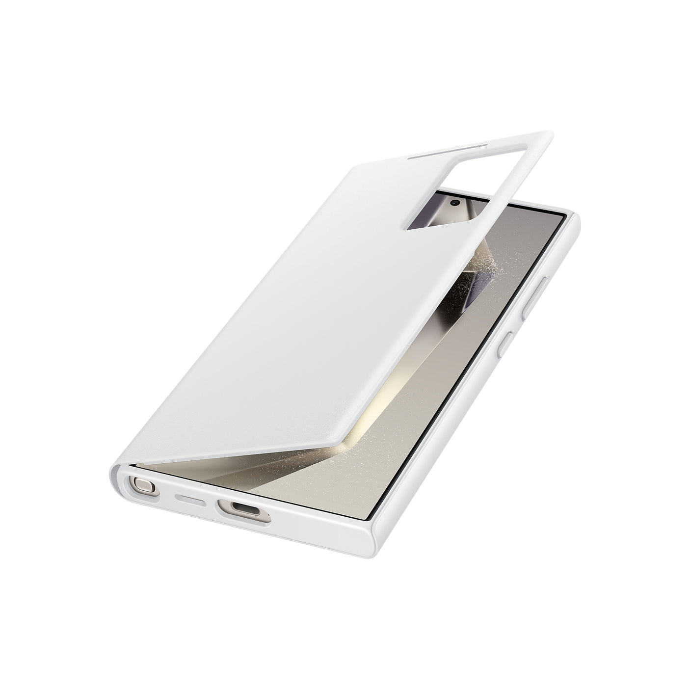SAMSUNG Galaxy S24 Ultra Smart View Wallet Case White