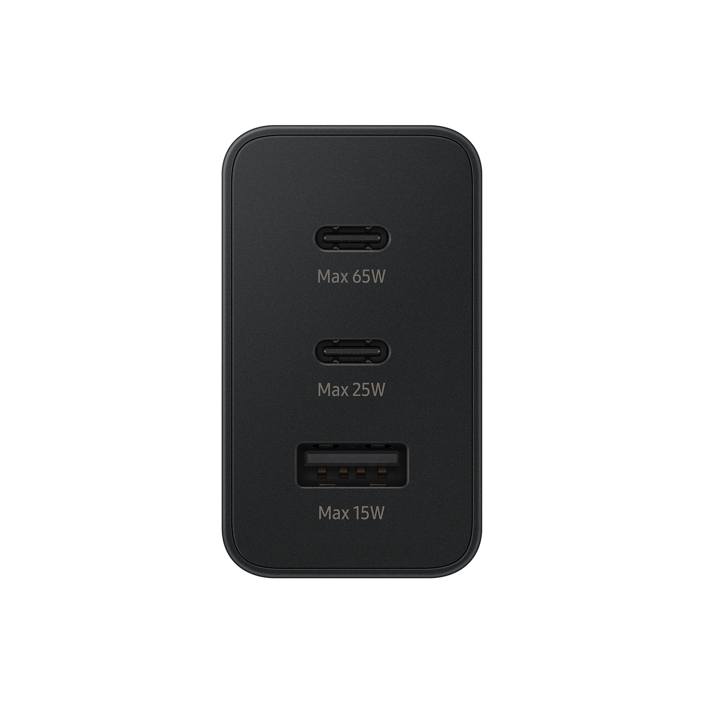 SAMSUNG Caricabatterie Super Fast Charging (65W) TRIO Black