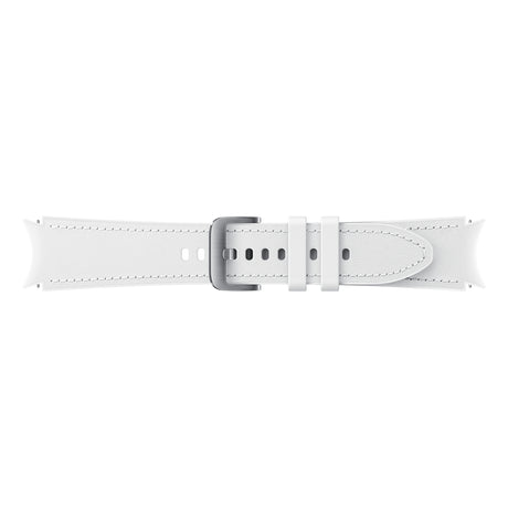 SAMSUNG Galaxy Watch4/Watch4 Classic Cinturino Hybrid Leather M/L White