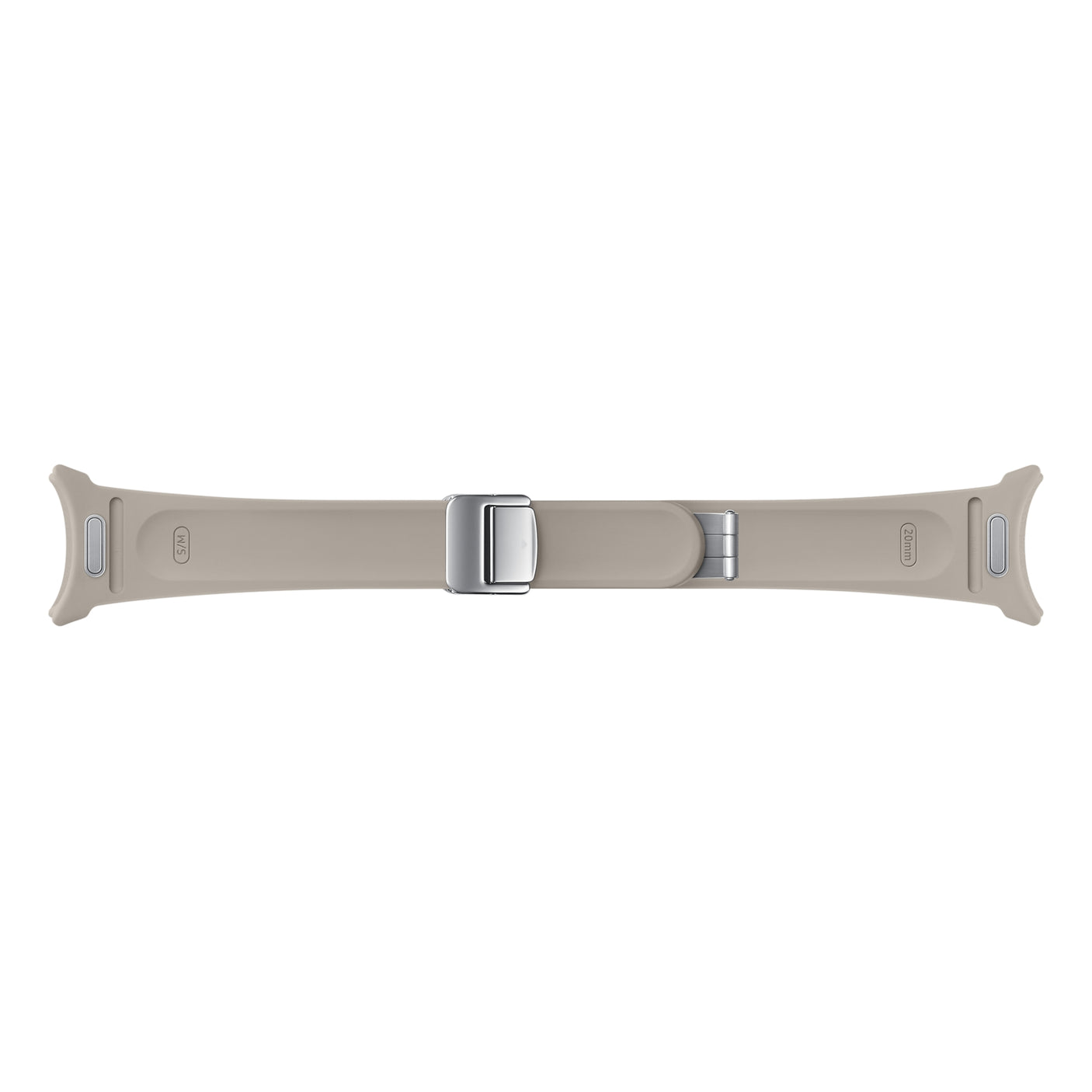 SAMSUNG Galaxy Watch6 D-Buckle Hybrid Eco-Leather Band Slim (S/M) Etoupe