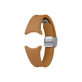 SAMSUNG Galaxy Watch6 D-Buckle Hybrid Eco-Leather Band Slim (S/M) Camel