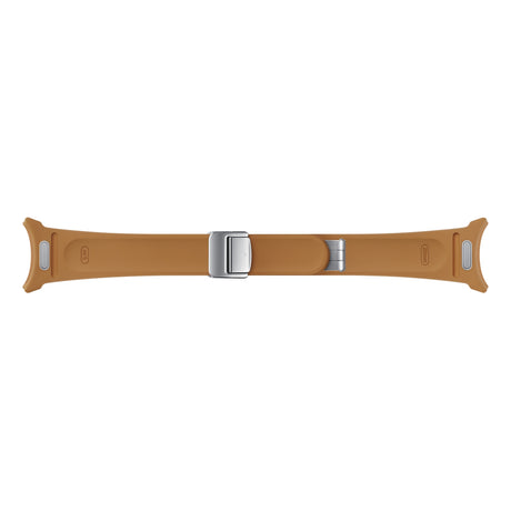 SAMSUNG Galaxy Watch6 D-Buckle Hybrid Eco-Leather Band Slim (S/M) Camel
