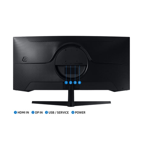 SAMSUNG Monitor Gaming Odyssey G5 - G55T da 34'' Ultra WQHD Curvo Black