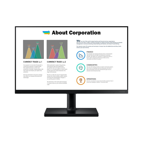 SAMSUNG Monitor Business Serie T45F da 27" Full HD Flat