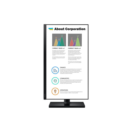 SAMSUNG Monitor Business Serie T45F da 27" Full HD Flat
