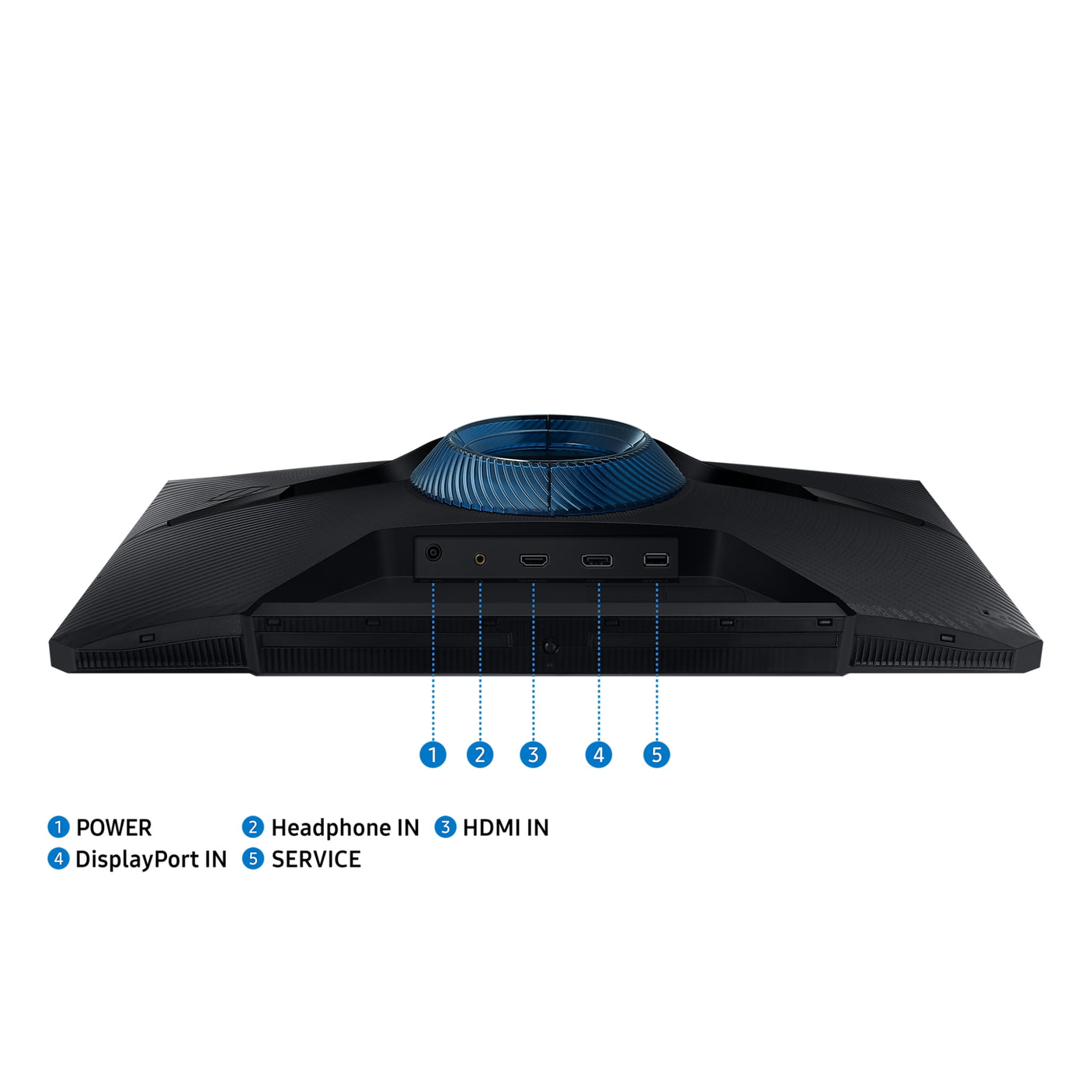 SAMSUNG Monitor Gaming Odyssey G3 - G30D da 24" FHD Flat Black