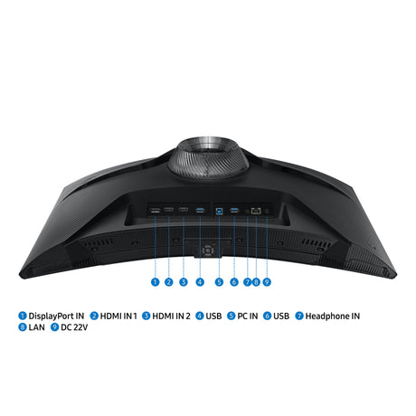 SAMSUNG Monitor Gaming Odyssey G6 da 27'' QHD Curvo Black