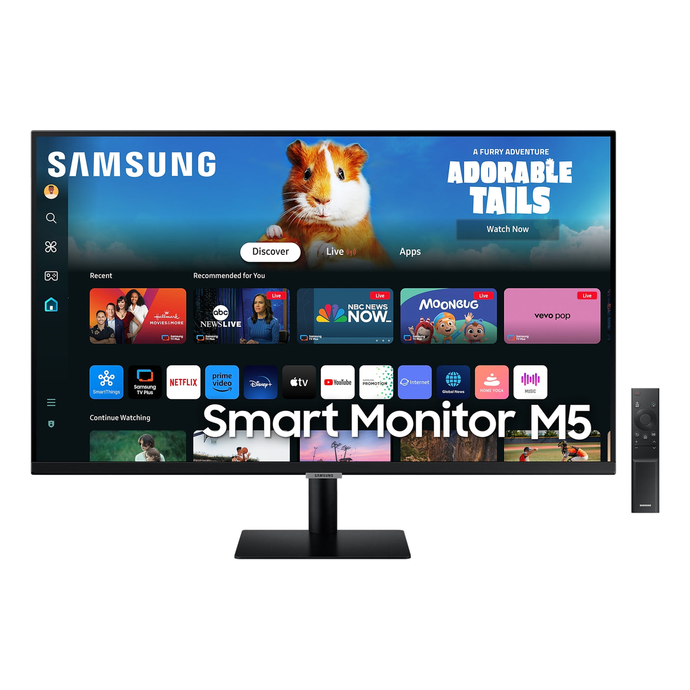 SAMSUNG Smart Monitor M5 - M50D da 27'' Full HD Flat Black