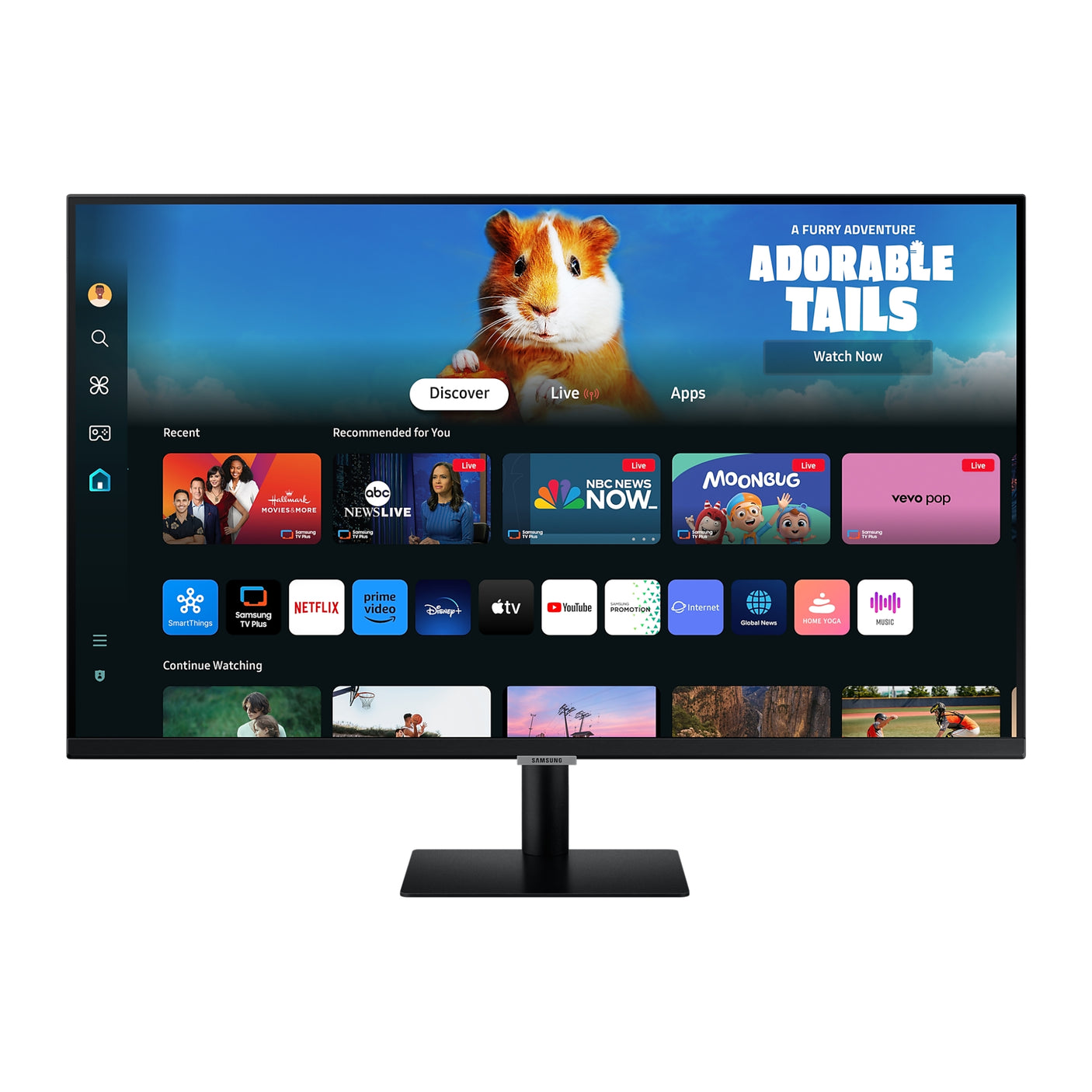 SAMSUNG Smart Monitor M5 - M50D da 27'' Full HD Flat Black