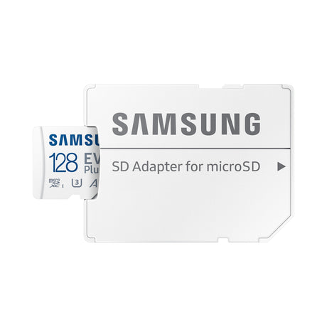 SAMSUNG EVO Plus microSD Memory Card 128GB (2024) White