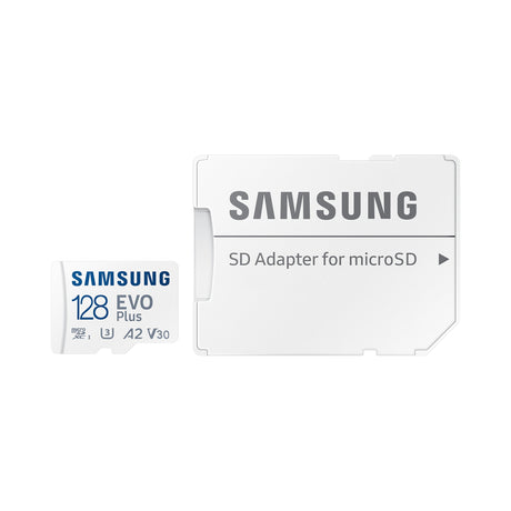 SAMSUNG EVO Plus microSD Memory Card 128GB (2024) White