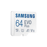 SAMSUNG EVO Plus microSD Memory Card 64GB (2021) White