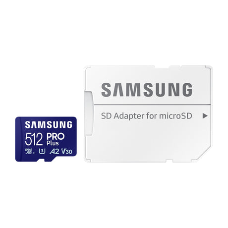 SAMSUNG PRO Plus microSD Memory Card 512GB Blue