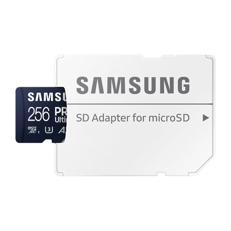 SAMSUNG PRO Ultimate microSD Memory Card 256GB Blue