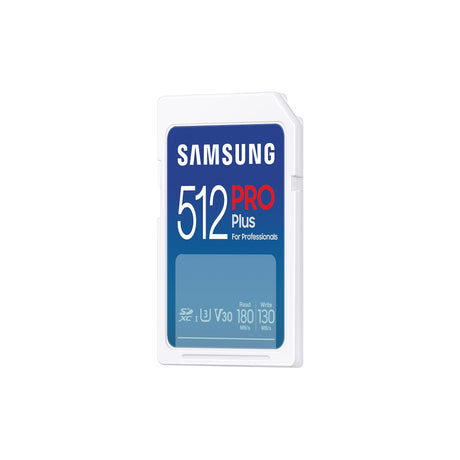 SAMSUNG PRO Plus SD Card - Scheda di memoria 512GB (2023) White