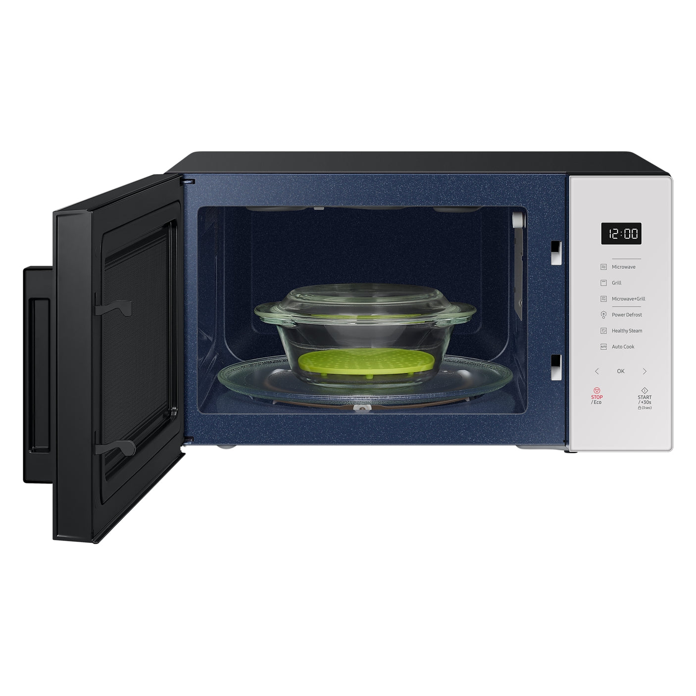 SAMSUNG Microonde Grill BESPOKE Cottura Sana con Vaporiera 30L MG30T5018UE