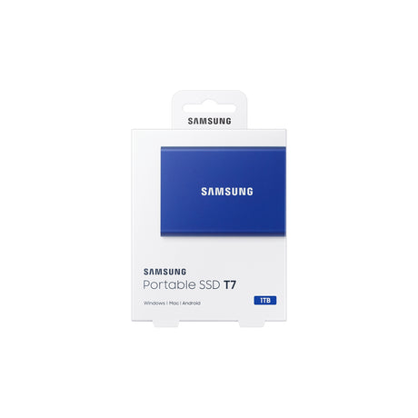 SAMSUNG Portable SSD T7 USB 3.2 1TB Indigo Blue