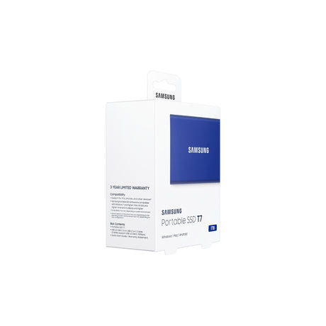 SAMSUNG Portable SSD T7 USB 3.2 1TB Indigo Blue