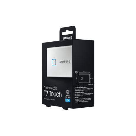 SAMSUNG Portable SSD T7 Touch USB 3.2 2TB Silver